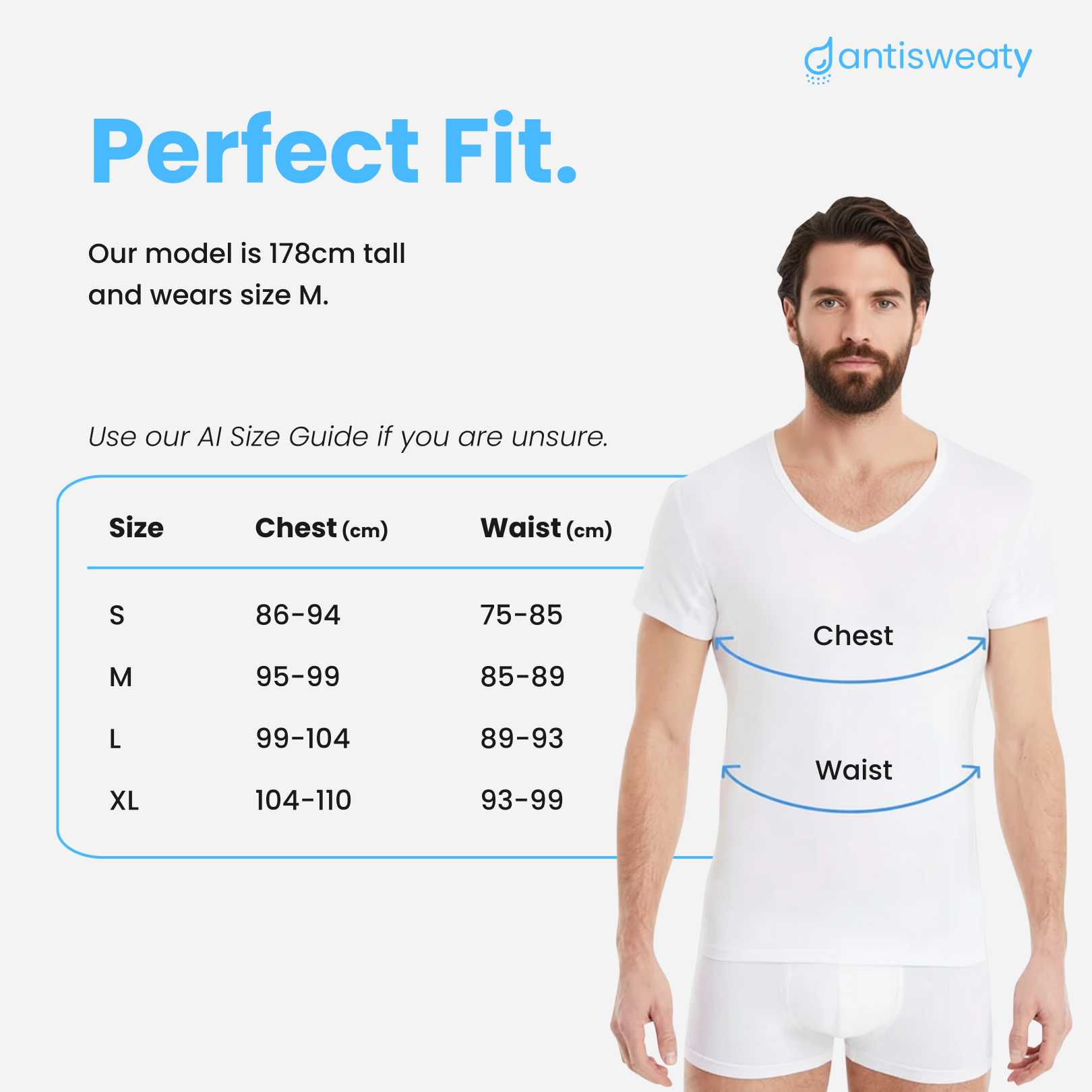 Anti Sweat Undershirt For Men